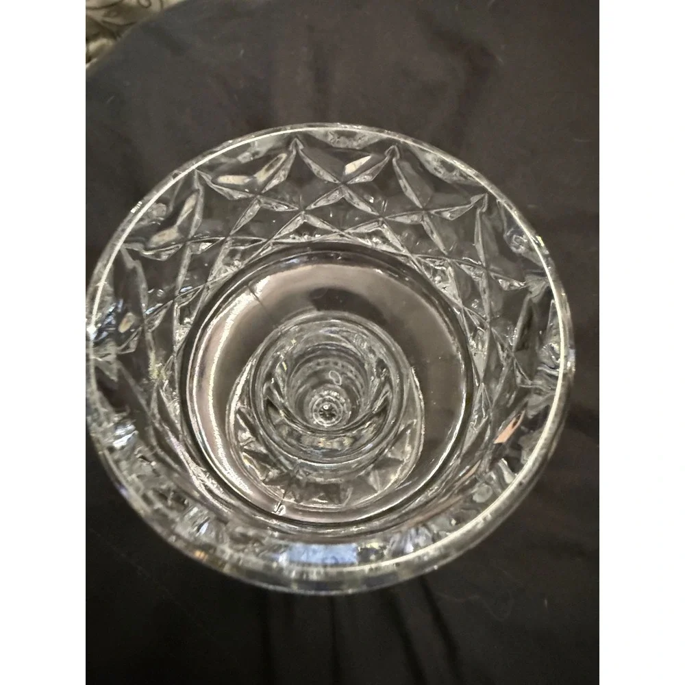 Vintage Crystal candle holder